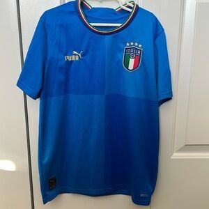 Youth Puma Italia Futbol Jersey